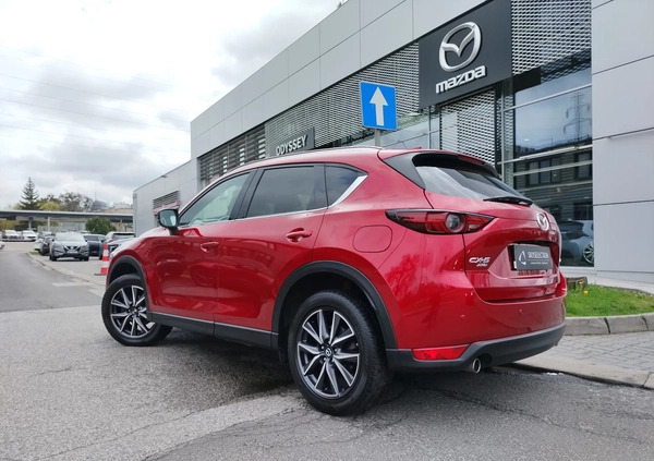 Mazda CX-5 cena 104900 przebieg: 145120, rok produkcji 2018 z Międzyrzecz małe 326